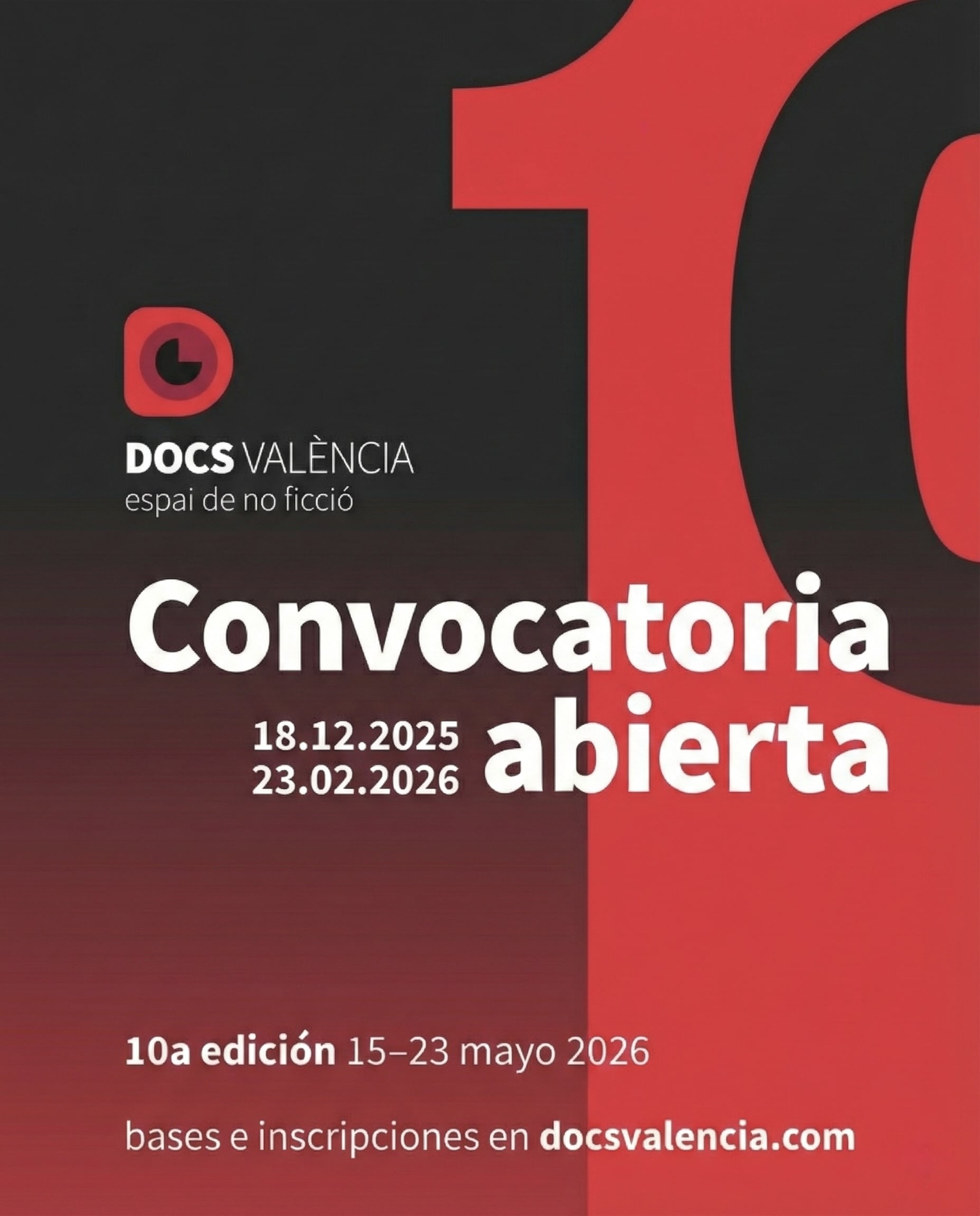 Lee más sobre el artículo La X edición de DocsValència cerrará el plazo de inscripción de películas el 23 de febrero